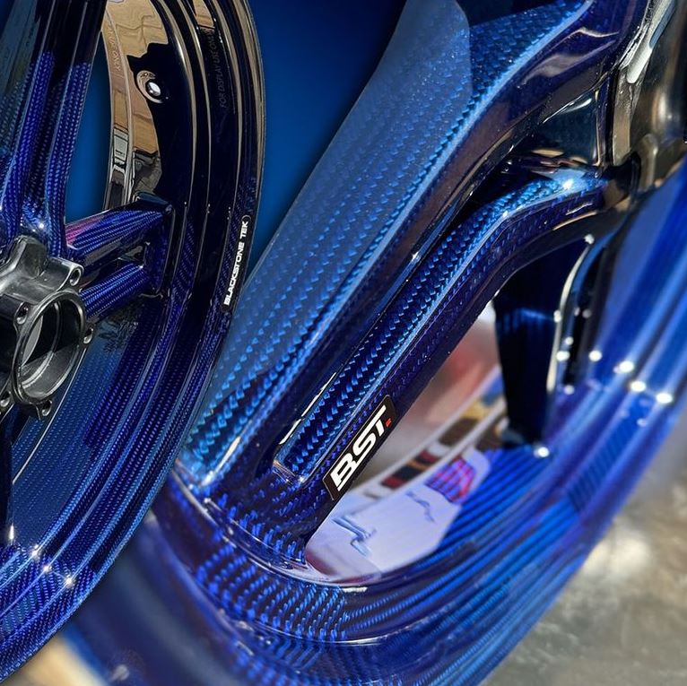 BST Diamond TEK 3 Spoke Carbon Fiber Front or Rear Wheel for the Honda Grom 14